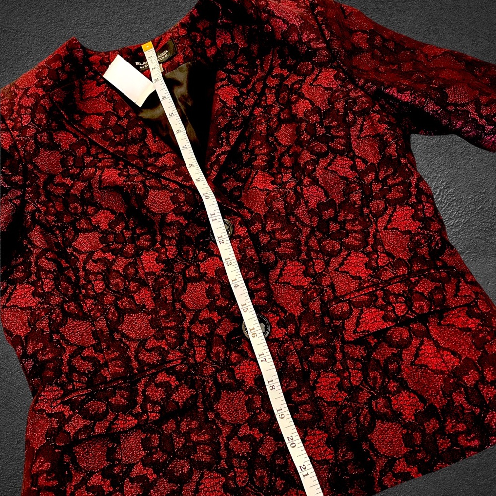 Evan Picone Black Label Victorian Design Blazer - Picture 6 of 10